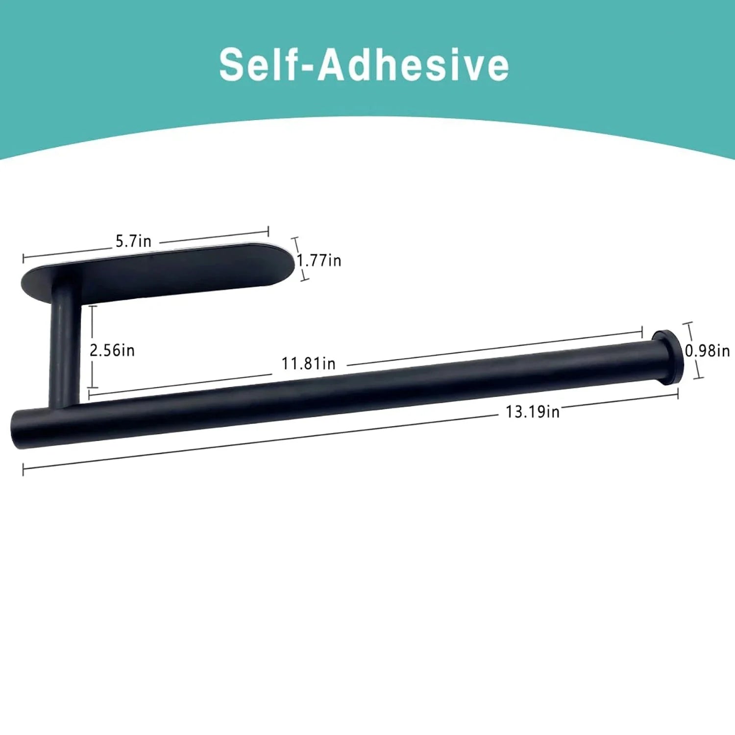 Adhesive Kitchen Paper Towel Holder – Tissue Hanger & Napkin Rack